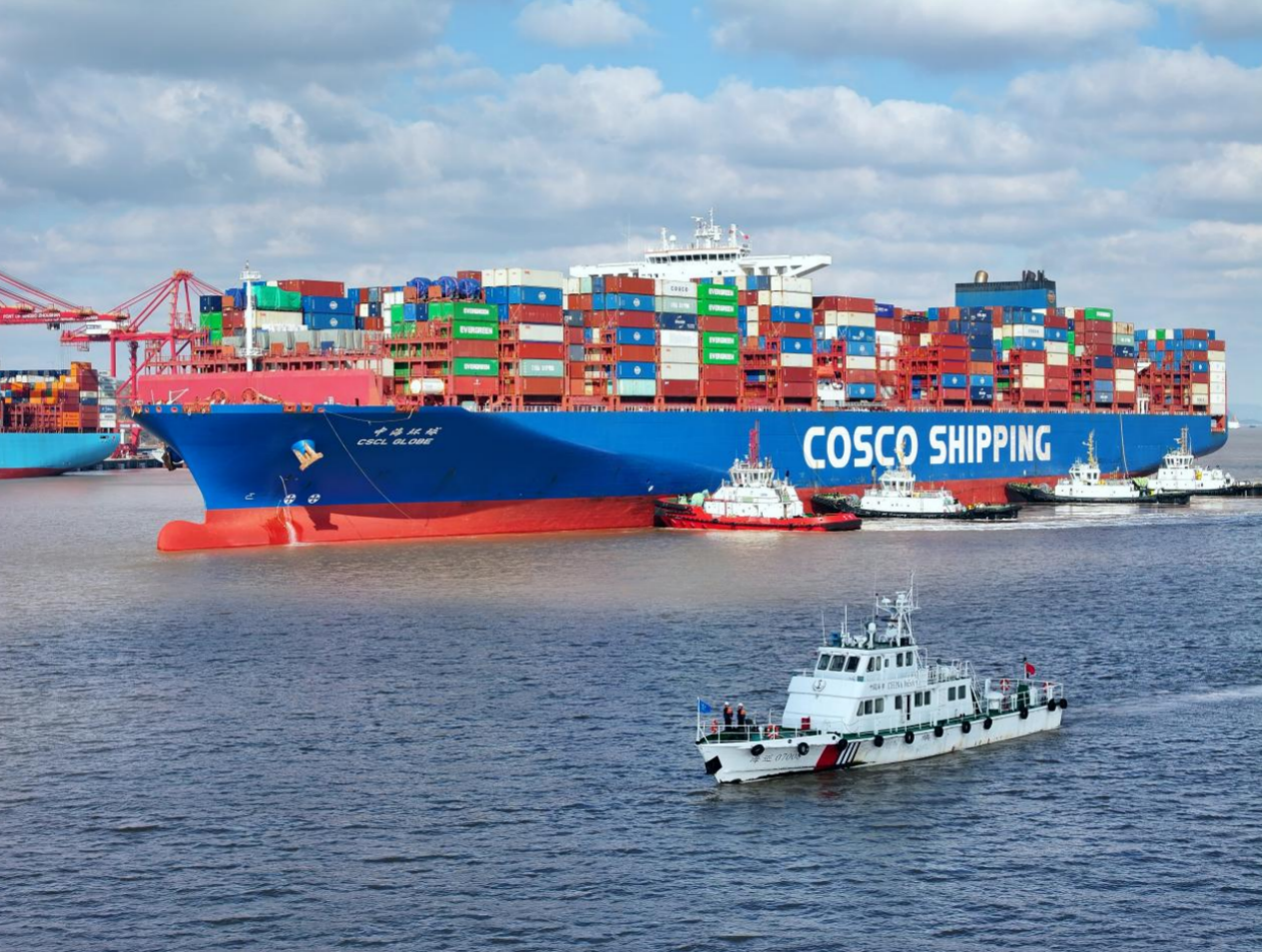 天下首创！宁波舟山港“双通道”时代正式开启，，，，，超大型船舶通行能力预计提升50%