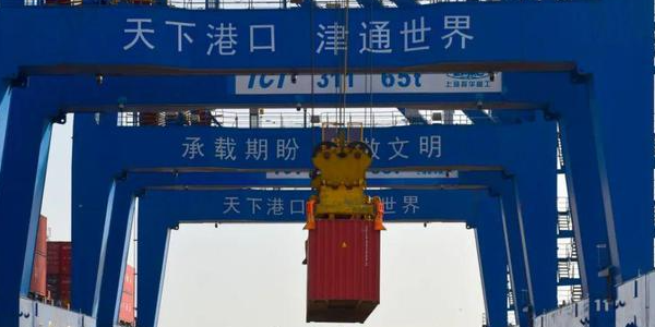 海南到天津外内贸同船运输新航线