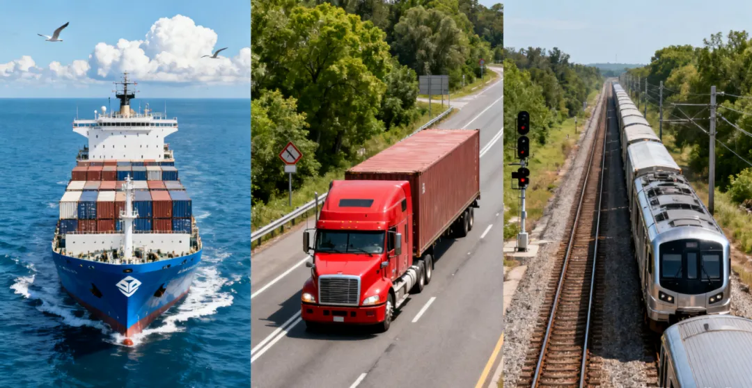 海运与陆运、铁运的本钱时效比照：何种情形选择海运更划算？？？？？？？